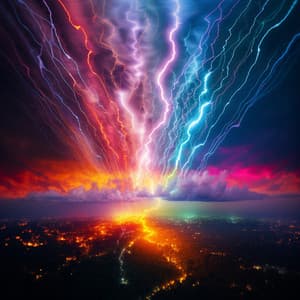 Thunder's Meditation Echoes: Overture Tranquil Reflection - cloudy night