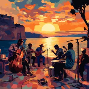 Dulce Encuentro de Piano y Bajo - Instrumental Jazz Música Ambiental