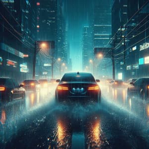 Relaxing Rain Noise While Driving - Ionospheric Echoes