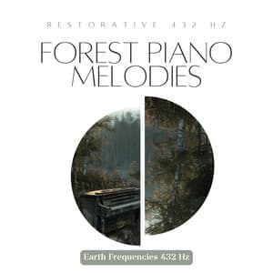 Restorative 432 Hz Forest Piano Melodies - Earth Frequencies 432 Hz