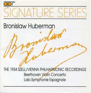 Beethoven: Violin Concerto in D Major, Op. 61 - Lalo: Symphonie espagnole, Op. 21 - Bronislaw Huberman