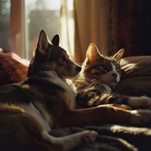 Pets' Relaxation: Gentle Tunes for Comfort - Music for Pets Lounge