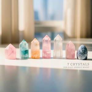 7 Crystals for Easy Energy Boost - Chakra Healing Music Academy