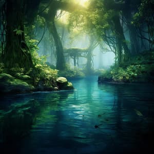 Meditation by the Lake: Tranquil Waters - Pilates Studio