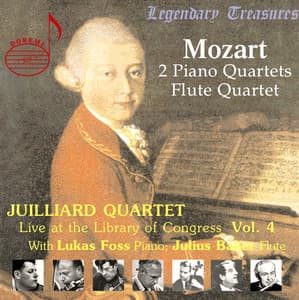 Juilliard Quartet, Vol. 4: Live at Library of Congress – Mozart Quartets - Juilliard String Quartet