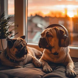 Dogs Tune Lofi: Canine Melodic Calm - Fashionable Doggy Music