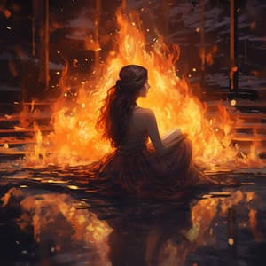 Fire Serenity: Melodic Relaxation Echo - Source Vibrations