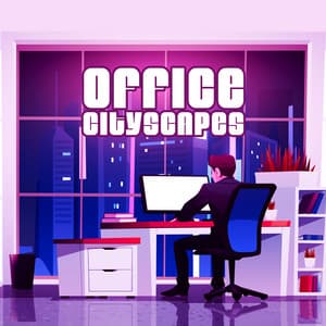 Office Cityscapes: Chillhop for Home Office, Atmospheric Chillax Working BGM - Power Walking Music Club