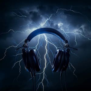 Thunder's Symphony: Powerful Music - Aurora Beach