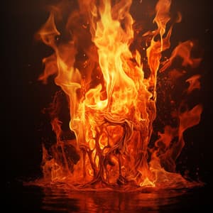 Baby's Binaural Fire Lullaby: Gentle Warmth - Sleeping Aid Music Lullabies