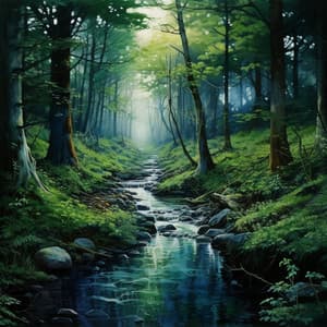Daybreak by the Stream: Birdsong Serenity - Music of the Forest