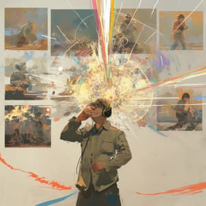 Fremtidens Fascination: Farverige Skæbnespor på Det Blanke Lærred - Binaural Beats Sleep Tones