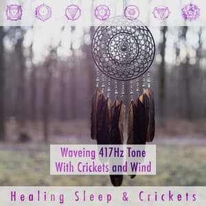 Waveing 417hz Tone With Crickets And Wind - Healing Sleep