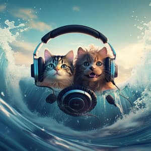 Pets Ocean Echoes: Binaural Soothing Vibes - Music for Pets Library