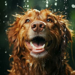 Sinfonía De La Lluvia Serena Para El Perro: Música Para Aliviar El Estrés - Restauraciones calmantes