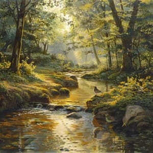 Cadencia Del Arroyo De La Naturaleza: Aves Binaurales En Canción - 92 96 Hz - Entrenamiento de ondas cerebrales de tonos isocrónicos