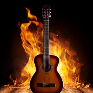Guitar by the Hearth: Relaxing Fire Tunes - Calm Guitar Music Deluxe
