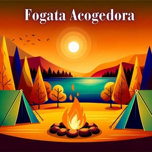 Fogata Acogedora: Música Relajante con Sonidos de la Naturaleza y Fogata para Aliviar el Estrés - Ambiente Relajante de Música
