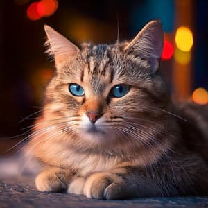 Cat Relaxation Sounds: Gentle Evening Music - Auditory Illusion