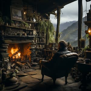 Armonía De Meditación A La Luz Del Fuego: Llamas Musicales De Tranquilidad - Lista de reproducción para relajarse por la noche