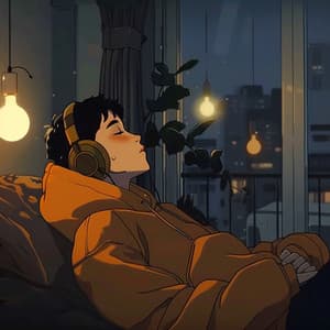 Evening Groove: Lofi Nighttime Melodies - Lofi Sax