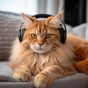 Ronroneo Armónico Del Fuego: Música Para La Serenidad Felina - Sonidos del hermoso mundo