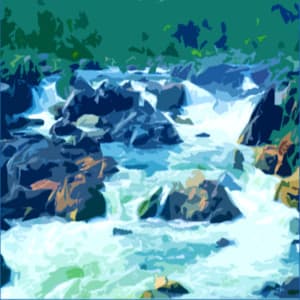 The Soothing Sound of Rapids - Quit Quick Music