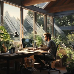 Ritmos De Trabajo Lluvioso: Música Para La Productividad - Sonidos de la vida