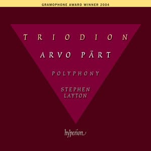 Pärt: Triodion & Other Choral Works - Arvo Pärt