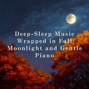 Deep-Sleep Music Wrapped in Fall Moonlight and Gentle Piano - Relaxing BGM Project