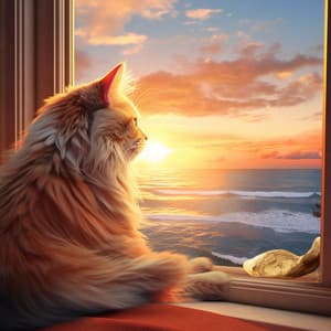 Oceanic Rhapsody Cat Reflections: Music for Happy Cats - The Calm Music Network
