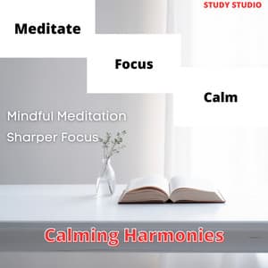 Meditate, Focus, Calm - Mindful Meditation, Sharper Focus, Calming Harmonies - Study Studio
