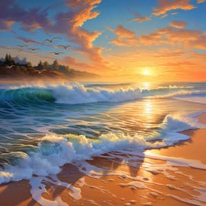 Toque Gentil Del Océano: Sonidos Ambientes Para La Relajación - Música para la hora del baño