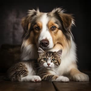 Melodías Armónicas Para Mascotas De La Tormenta: Compañeros Serenos - Nubes maravillosas