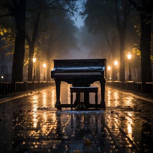 Relajación Con Piano En La Elegancia Lluviosa - Piano Pacifico