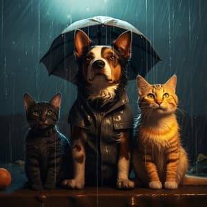 Refugio Felino Con El Piano Lluvioso En La Tranquilidad - Lluvia del Pacifico