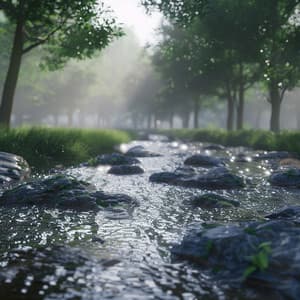 Stream Sleep Serenade: Gentle Water Sounds - Silent Sleep Waves