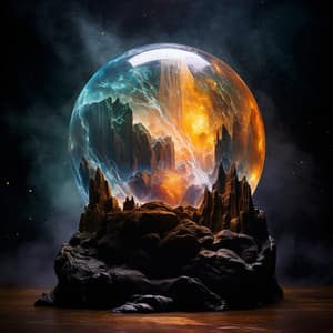 Serenity Meditation: Raindrops Rain Harmonic Waves - Nature's Mirror