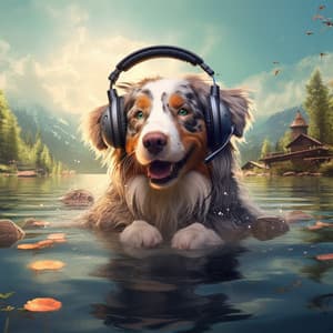 Music for Stress Relief: Calm Waters' Doggy Anthem - Nature's Music