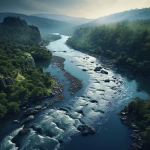 River's Peaceful Retreat: Soothing Relaxation Echoes - Best Relaxing Music