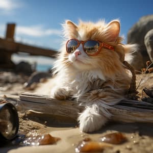 Aventuras Felinas Oceánicas: Sinfonía De Patitas Juguetonas - Colectivo de sonidos de la naturaleza y la selva tropical