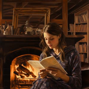 Estudiando Con Luz De Fuego: Ambiente Calmante De La Llama - La fuga del bosque