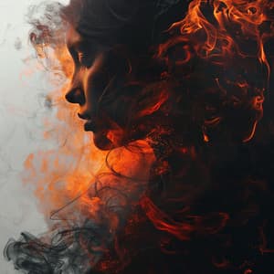 Obertura Del Fuego: Danza De Las Llamas - Ilustración del lamaísmo