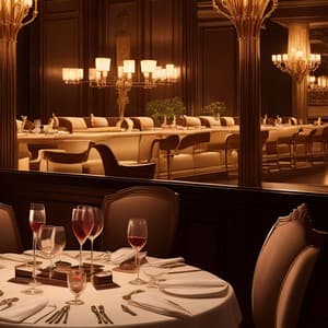 Silk Evening Venue: Sophisticated Dining, Timeless Hotel Bar, Chillout Bistro Atmosphere, Grand Hotel Entrance - Easy Listening Restaurant Jazz