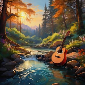 Relaxation Ripples: Guitar by the Stream - Relaxing Jazz Guitar