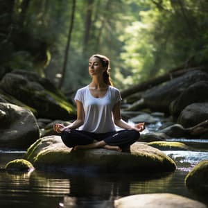 Flowing Waters: Yoga Stream Serenity - Yoga Music Bliss