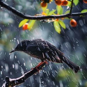 Binaural Meditation in Nature with Rain and Birds - Meditation Tracks