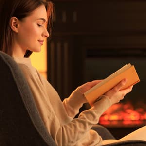 Chill Study Harmonies: Clear Mind and Focus with Fire Sounds - Rushing Blaze Fire Sounds Library