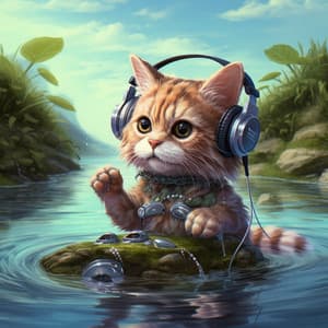 Feline Waters: Cat River Aria - Kitten Music Therapy