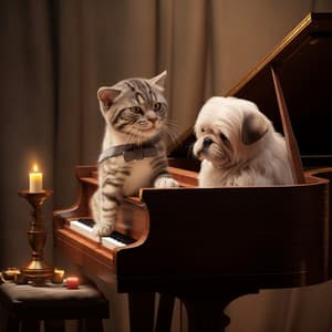 Playful Companions: Pets Piano Harmony - Piano Animal